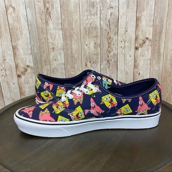 Vans x SpongeBob Comfycush Authentic Alohabob Limited Edition Shoe Size 11.5 Men - Picture 10 of 13